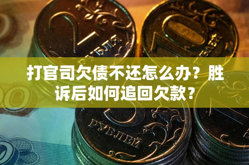 北京打官司欠债不还怎么办？胜诉后如何追回欠款？