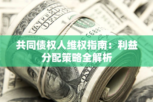 北京共同债权人维权指南：利益分配策略全解析